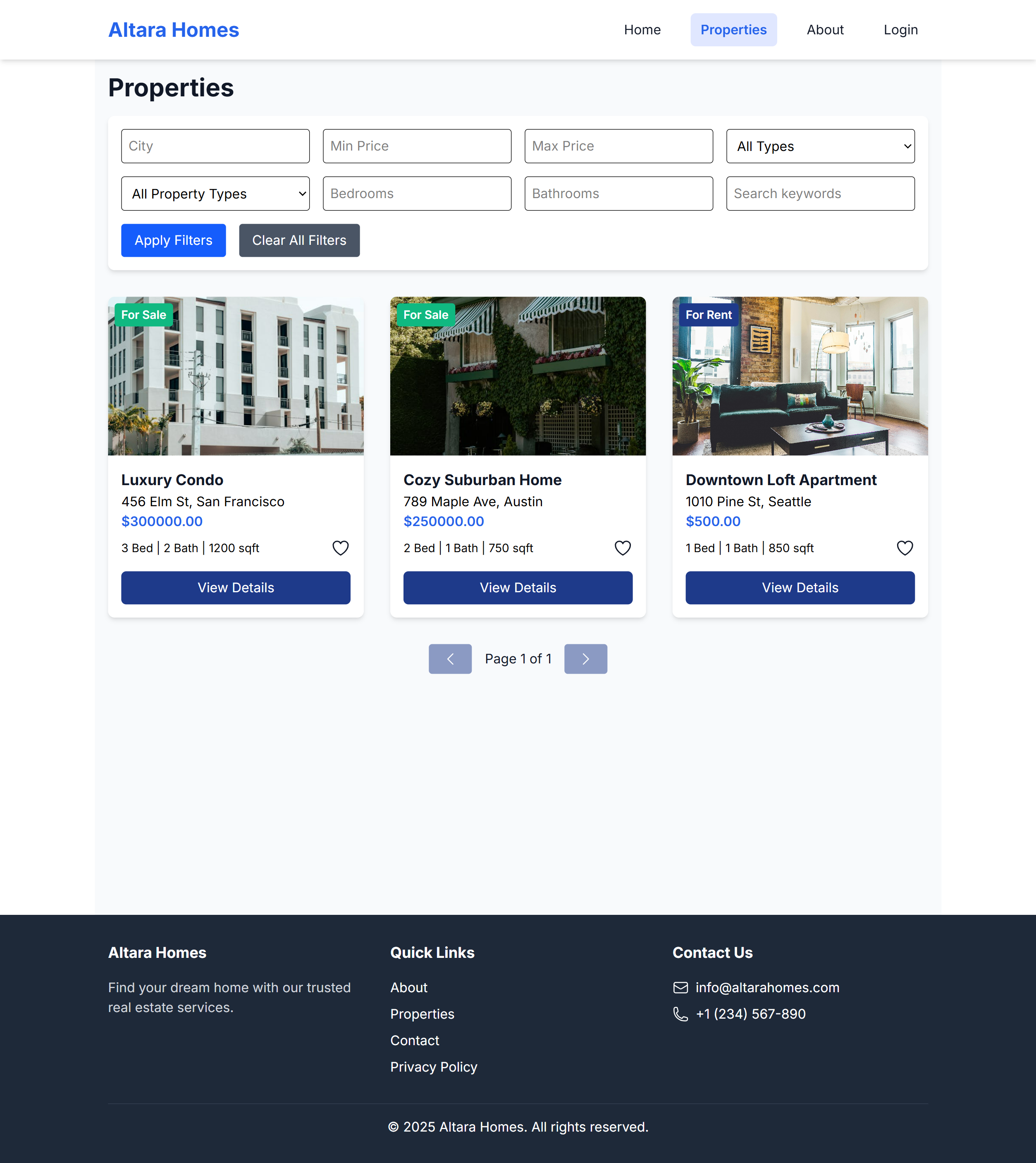Real Estate Platform